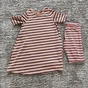 Gymboree Girls XL (14) Dress & Leggings Set